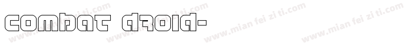Combat Droid字体转换
